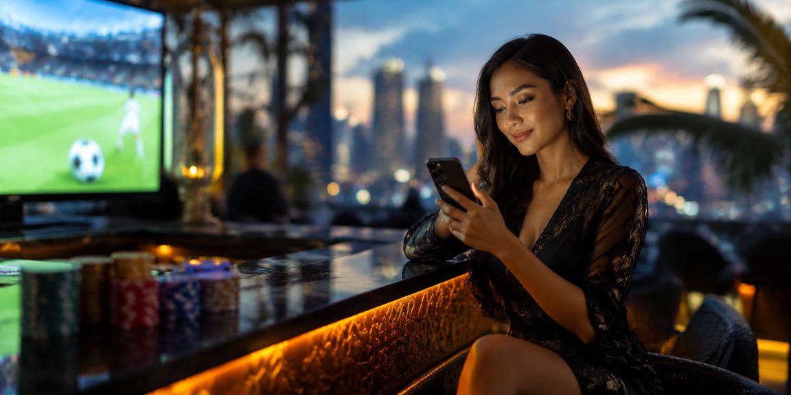 Pemain mengakses aplikasi casino sc108 dengan mudah dari ponsel